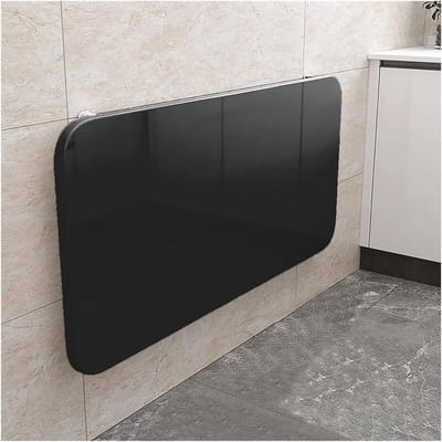 Opvouwbare Wandtafel - Inklapbaar Bureau - Ruimte Besparen - Sterk Draagvermogen - 40x30cm - Zwart