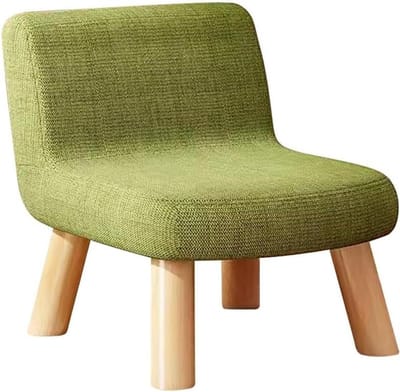 Ottomanen Kruk - Voetenbankje Poef - Zitcomfort Verhoging - Geen Montage Nodig - 40 cm Hoog - Groen