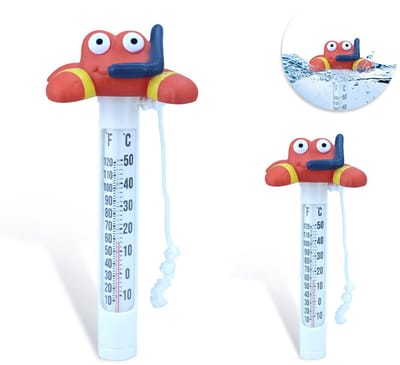 Zwembad Thermometer - Watermeter - Water Temperatuur - Drijvend Dierontwerp - 2 Stuks - Kleurrijk