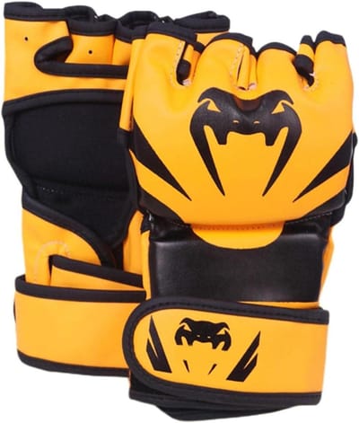Bokshandschoenen - Vechtsport handschoenen - Sparring Trainen - Waterproof PU Leer - 26x12 cm - Oranje