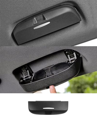 Sunglasses Houder voor Skoda Elroq 2025-2026 en Enyaq iV 2021-2026 - Zonnebril Case, Opbergdoos en Organizer voor Accessoires en Verzorging