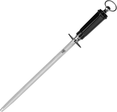 Ronde Slijpstaal van 44 cm, Professionele Slijper voor Japanse Koksmes, Hoogwaardige Carbon Staal met ABS Handvat en Magneet