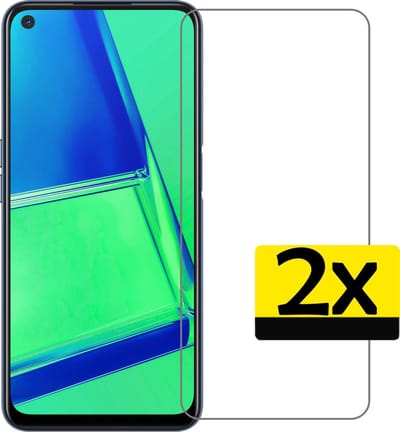Screenprotector - Geschikt voor OPPO A52 - 2 Stuks - Extra Sterk - Beschermglas - Gehard Glas - Tempered Glass - Screen Protector