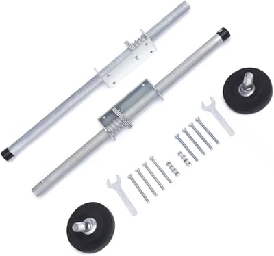 Ladder Stabilisator Set - Nivelleer Accessoires - Veilig Werken Op Hoogte - Verstelbare Hoogte - 50 cm - Zilver