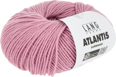 Lang Yarns Atlantis - 09 donkerroze - Wol/Acryl-Mix Garen
