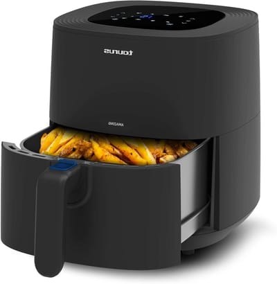 Airfryer Zonder Olie - Hete Lucht Frituur - Gezond Frituren - 8 Programma's - 5.5 Liter - Zwart