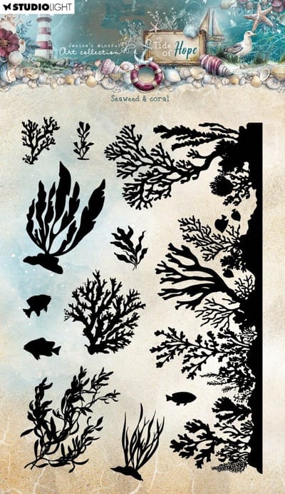 Clear stamp Seaweed & coral - JMA Tide of hope nr. 932