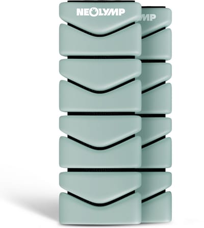 NEOLYMP Pilates gewichtsmanchetten set van 2 – 2 kg enkelgewichten uit silicoon