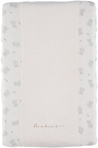 Noukie's F&O Aankleedkussen Hoes - Badstof - 45 x 67 cm - Wit