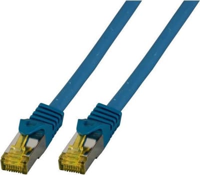 CAT6a sFTP kabel 0.25 meter Blauw