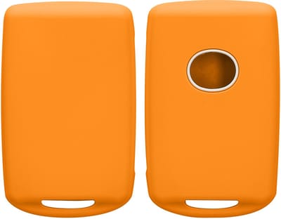 kwmobile autosleutel hoesje geschikt voor Mazda 3-Knoppen CX30 CX50 CX60 CX90 MX-30 hoes - TPU autosleutel behuizing - Beschermende auto sleutel case - Sleuteletui in fruitig oranje