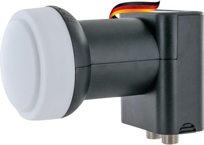 Twin LNB voor 2 deelnemers | Geschikt voor schotelantenne | Weerbestendig | Digitale TV-ontvangst