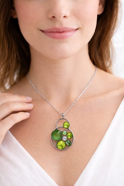GIOVE – Luxueuze handgemaakte hanger met Swarovski-kristallen