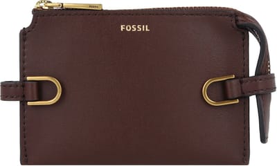 FOSSIL Kaarthoes Kier Card Case Espresso Donkerbruin