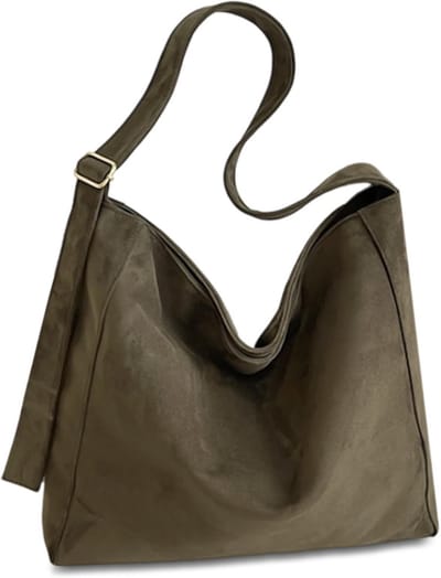 Grote dames shopper tas elegant imitatieleer schoudertas voor werk en winkelen
