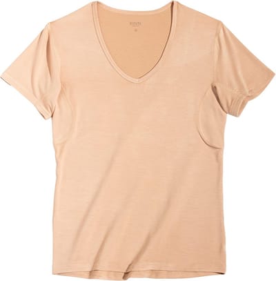 Antizweet Shirt voor Heren met Korte Mouwen en Okselpads
