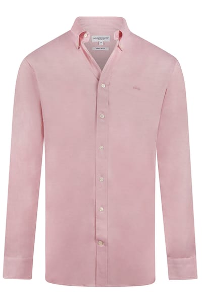 McGregor Stretch Pique Shirt Light Pink Maat: XL | Casual Overhemden Outlet | Heren | Roze