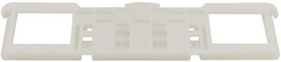 Toiletbril scharnieren - WC bril bevestiging - Toilet reparatie - Softclose demper - 20.6 cm - Wit