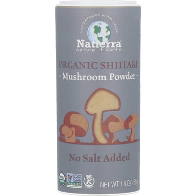 Biologisch Shiitake Paddenstoelenpoeder Shaker, 51G(1.8oz)