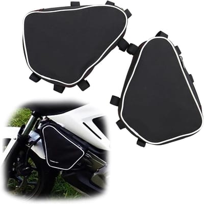 Motorfiets Zadeltassen - Frame Tassen - Motor Rijden - Sterke Stiksels - 1.5 kg - Zwart
