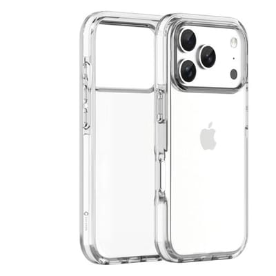Coverzs Shockproof hoesje geschikt voor iPhone 17 Pro - Shock hoesje - Bescherming tegen krassen & stoten