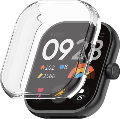 Strap-it Zacht TPU bescherm hoesje / case - geschikt voor Redmi Watch 4 (transparant)