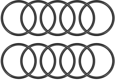 Set van 10 Nitril Rubber O-Ringen, 55mm Buitendiameter, 45mm Binnendiameter, 5mm Breed, Waterdichte Wasringen, Afsluitringen, Vervangingskit voor Metalen Toepassingen