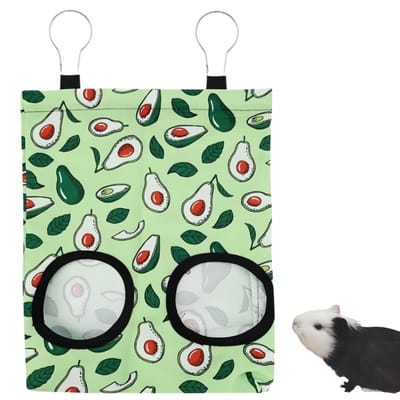 Tas voor hooivoederstation, hooi voor konijnen en cavia's, hangend voederhuisje