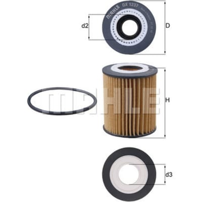 Oliefilter KNECHT OX 1237D