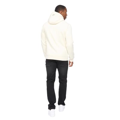 Crosshatch Heren Campbox Hoodie (Gebroken Wit)