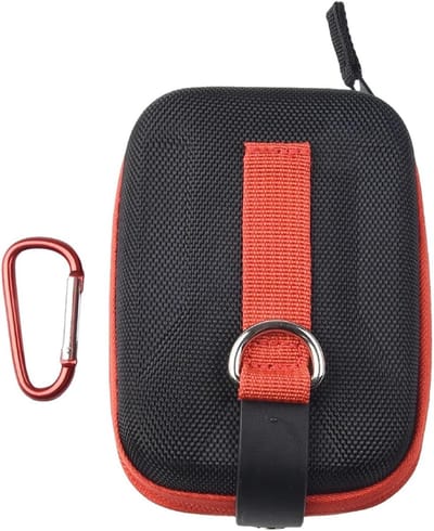 Afstandsmeter Koffer - Meetapparaat Tas - Golfen - Magnetische Gesp Sluiting - 127 x 90 x 53 mm - Rood