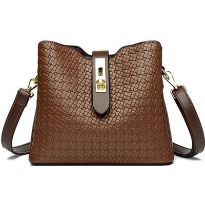 Sac à bandoulière tendance pour femmes, nouvelle collection, sac à bandoulière, grande capacité, décontracté, pour femmes d'âge moyen brown