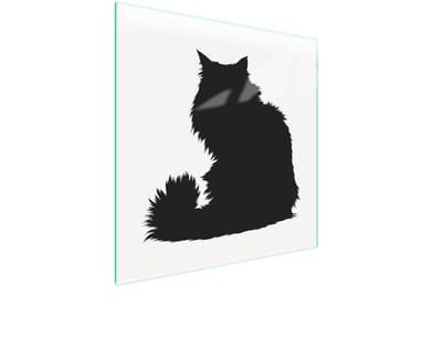 TMK ArtDeko - Serie - Glazen Beschermplaat - 50x52 cm - Kat