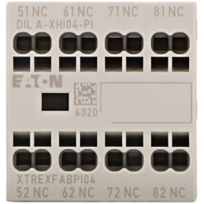 DILA-XHI04-PI Hulpschakelblok 4x NC 4 A Geschikt voor merk (relais): Eaton 1 stuk(s)