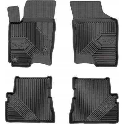 Frogum No.77 Automatenset - Geschikt voor Hyundai Getz (2002-2011) - 4-delig - Perfecte Pasvorm - TPE Rubber - Hoge Rand 4cm - Geurloos - Zwart