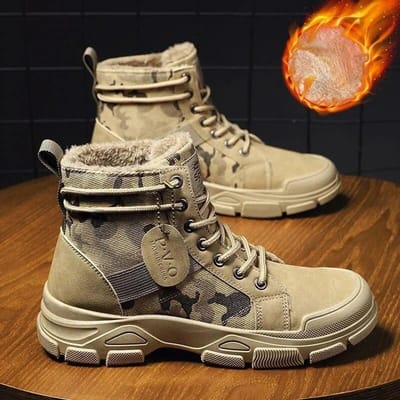 Hoge Herenlaarzen Modieuze Militaire Tactische Laarzen Outdoor Platform Woestijn Casual Comfortabele Heren Leger 42