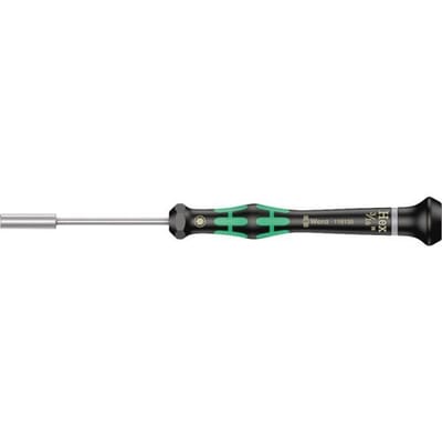 Wera 2069 Dopschroevendraaier Elektronica en fijnmechanica Sleutelbreedte (metrisch): 4.8 mm Sleutelbreedte (inch): 3/16 inch Koplengte: 60 mm