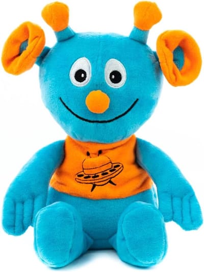 Warmteknuffel Kind - Zachte Vriend - Ontspanning Thuis - Verwijderbare Vulling - 35x35x35cm - Blauw Oranje