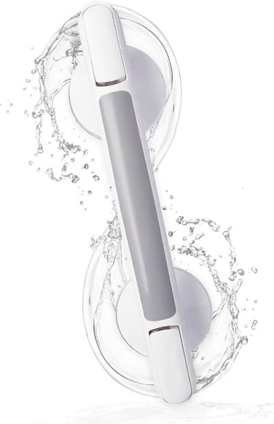 CLVP® Wandbeugel Badkamer – Zuignap Handgreep – Veiligheidsgreep Douche – Secure