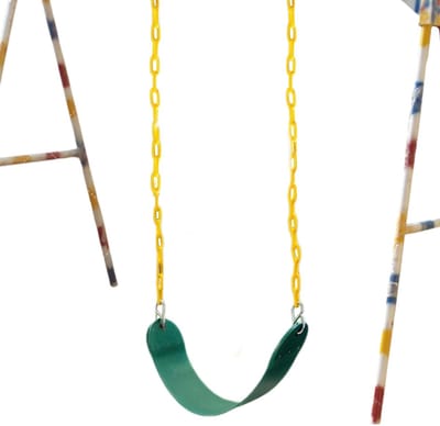 Schommelbank - Speelgoed Schommel - Buiten Spelen - Roestbestendige Ketting - 67x14x1.2cm - Groen