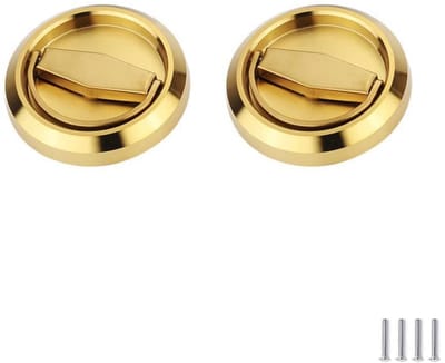 Dailygoods- Deurklink Verzonken - Ronde Handvat - Kastdeur Klink - Lade Knoppen - RVS - Modern Ontwerp 38mm - Ladetrekker