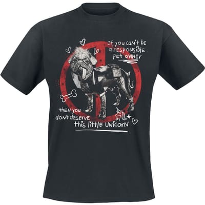 Deadpool T-shirt - Dogpool - M tot XXL - voor Mannen - zwart