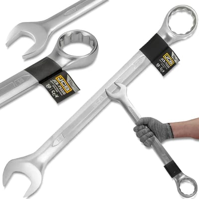 JCB Serie - Tweezijdige Ringsleutel - 50mm - 12-Hoekig - CrV Staal