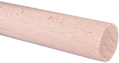 Ronde Houten Staven Beuk 1 Meter Lengte Leverbaar in Verschillende Diameters