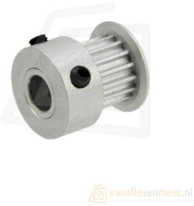 GT2 Tandriempully – 16 Tanden – 4 mm Boring – 6 mm Riembreedte – Aluminium