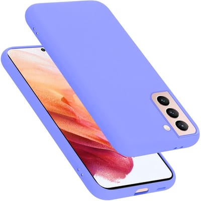 Cadorabo Hoesje geschikt voor Samsung Galaxy S21 5G in LIQUID LICHT PAARS - Beschermhoes gemaakt van flexibel TPU silicone Case Cover