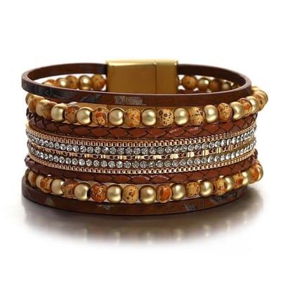 Sorprese Armband - Wild Blossom - Armband Dames - Wikkelarmband - Cadeau - Model U