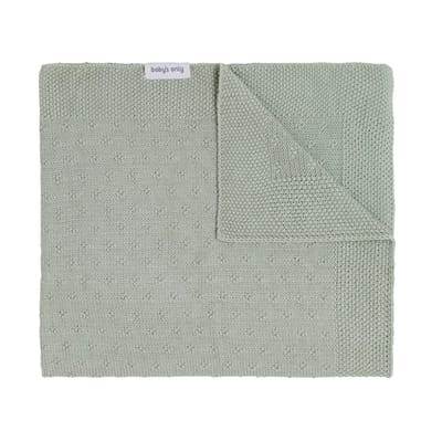 Baby's Only Gebreide wiegdeken - Baby deken Mood - Dekentje voor jongens en meisjes - Laurel Green - 70x95 cm