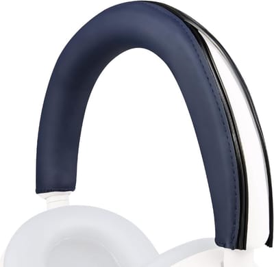 Beschermende Hoofdband en Kussenhoes voor Over-Ear Hoofdtelefoons, Eenvoudige DIY Installatie, Comfortabele Pasvorm - Marineblauw