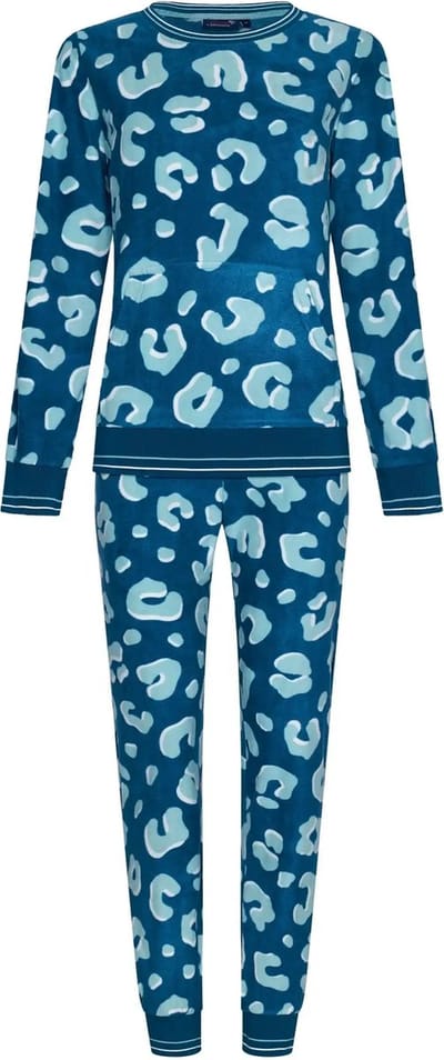 Rebelle Pyjama set - Wild Dreams - Blauw / Turquoise - Fleece - Maat 50